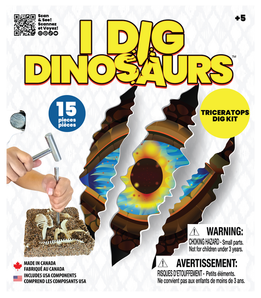 I Dig Dinosaur Big Kit Triceratops