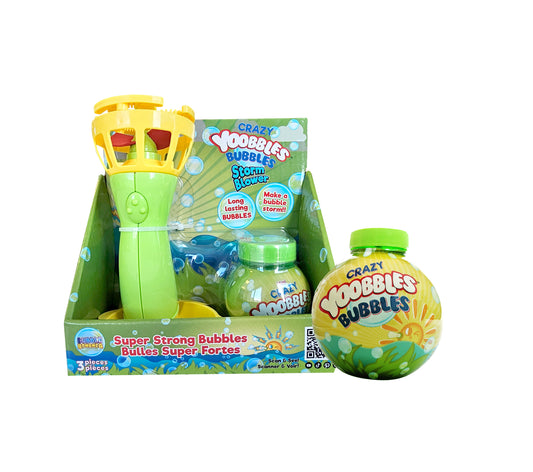 Yoobbles Bubbles Storm Blower with extra Yoobbles bottle 8.5oz